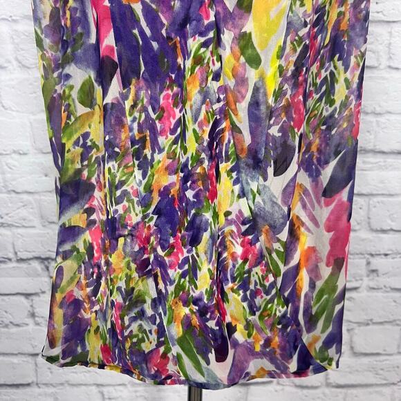 Vintage CAbi Floral Print Blouse Tank Style # 730 - Picture 3 of 9